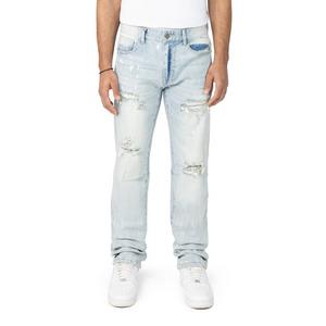 Smoke Rise Men's Straight Fit Palermo Blue Denim Jeans
